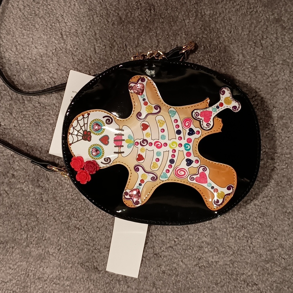 Betsey Johnson skeleton crossbody